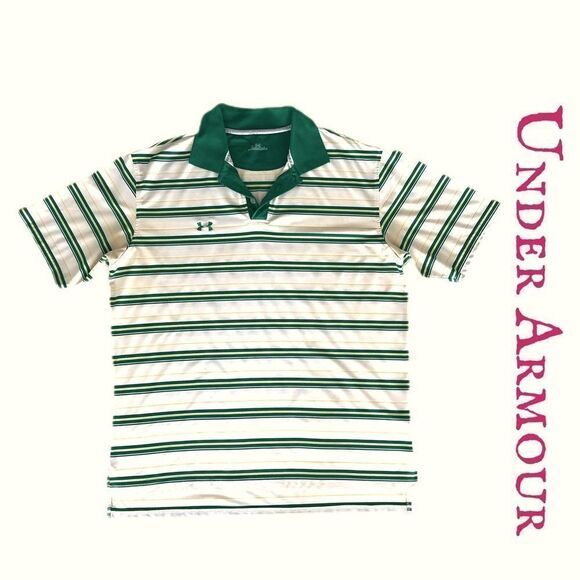 Under Armour Polo Short Sleeve Golf Shirt Sz XL - Picture 1 of 7